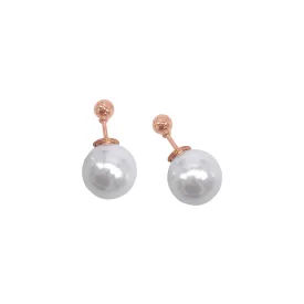 Pearl Double-sided Ball Earrings