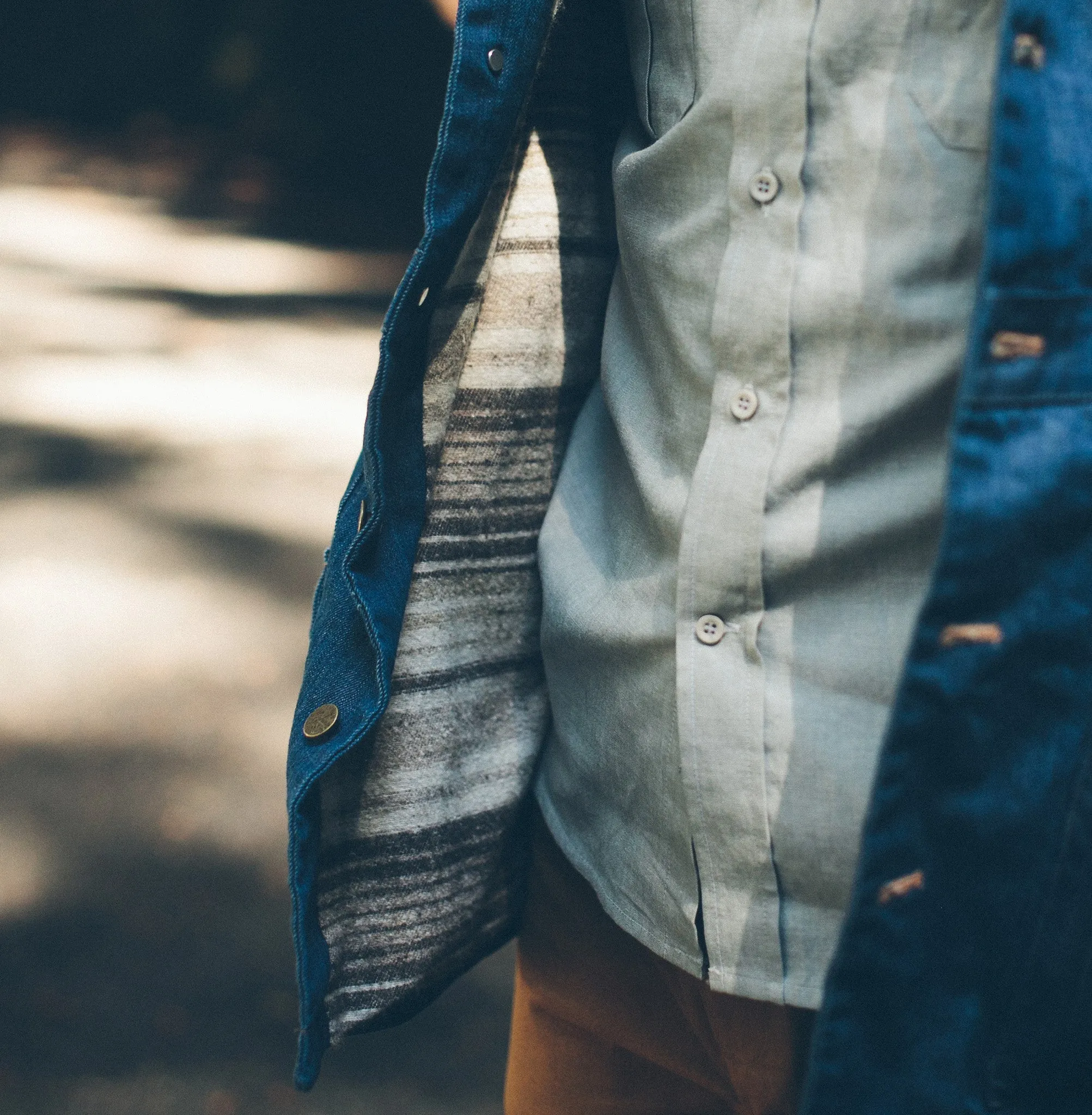 Raw Denim Rider Jacket