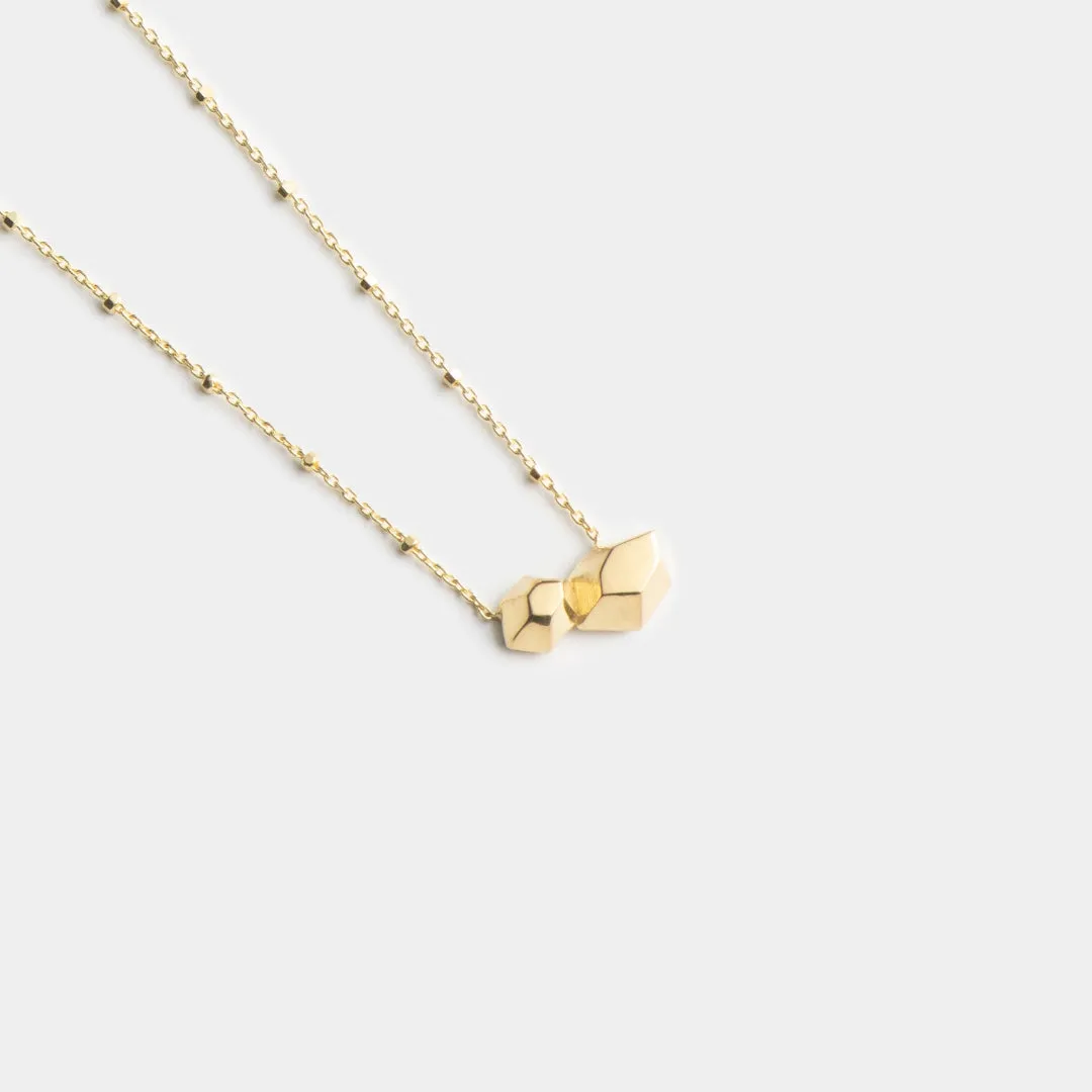 Repeated Dream - necklace - sterling silver 925 - gold plated