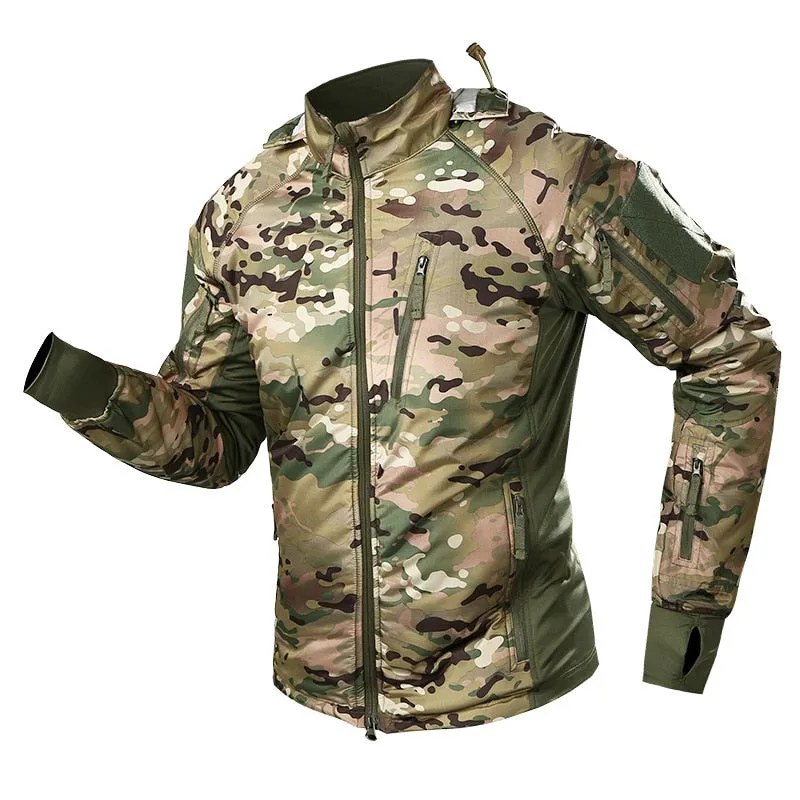 River Warrior Bomber Jacket - Light Camo