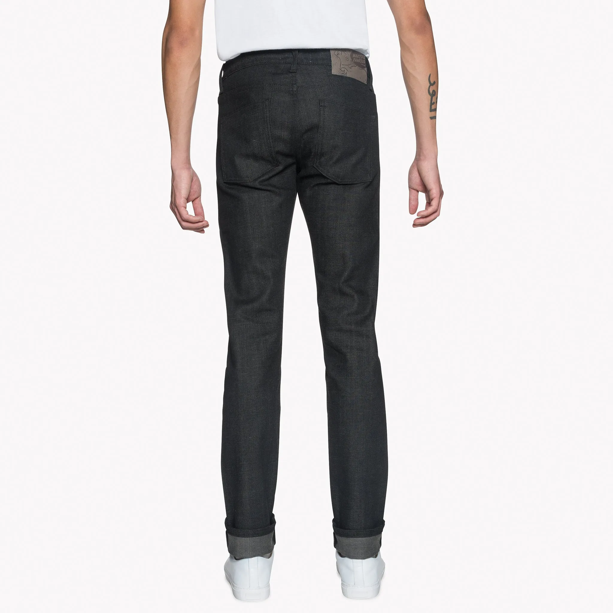 Super Guy - Black x Grey Stretch Selvedge