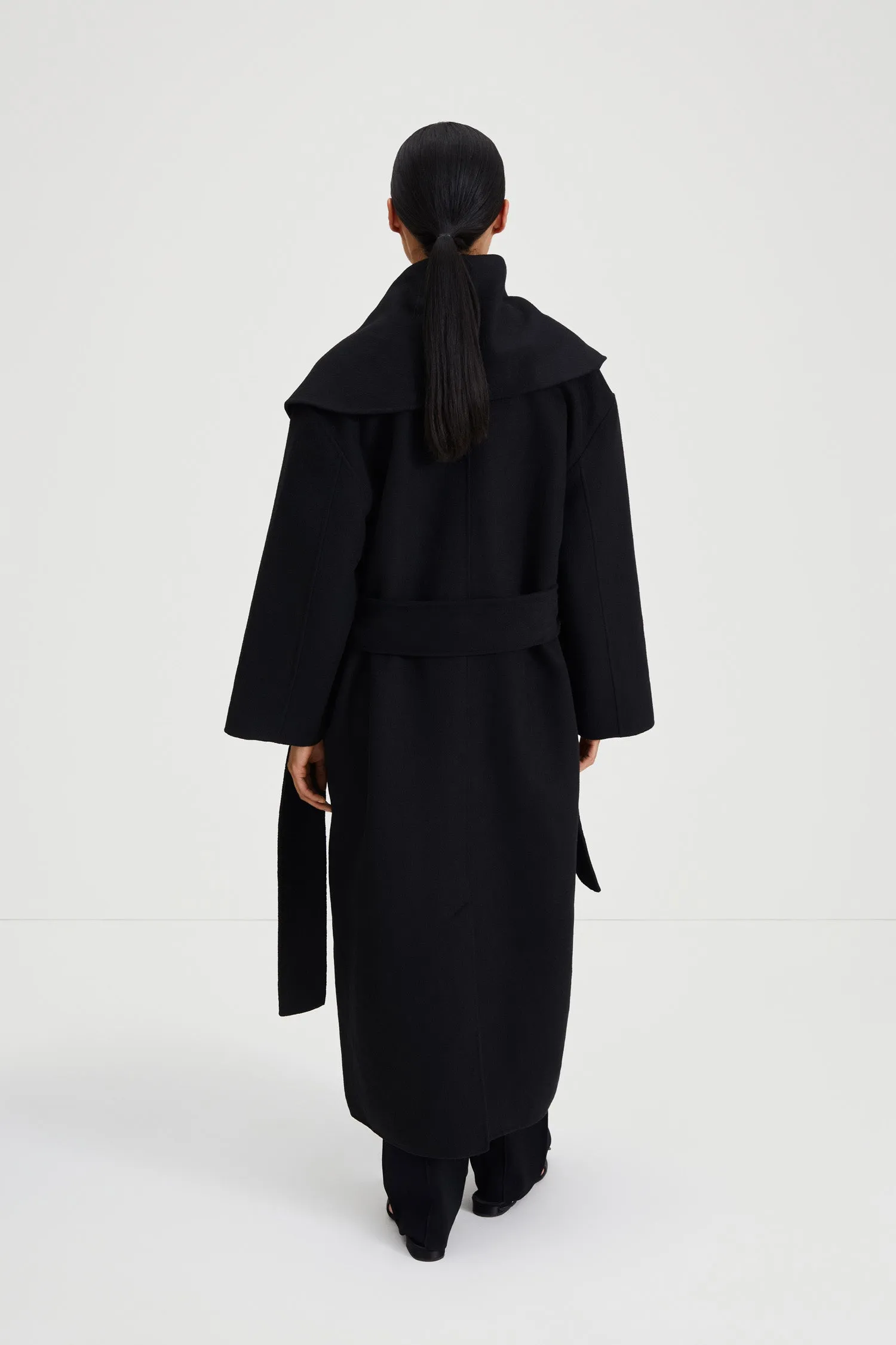 TERMOLI LONG COAT - BLACK