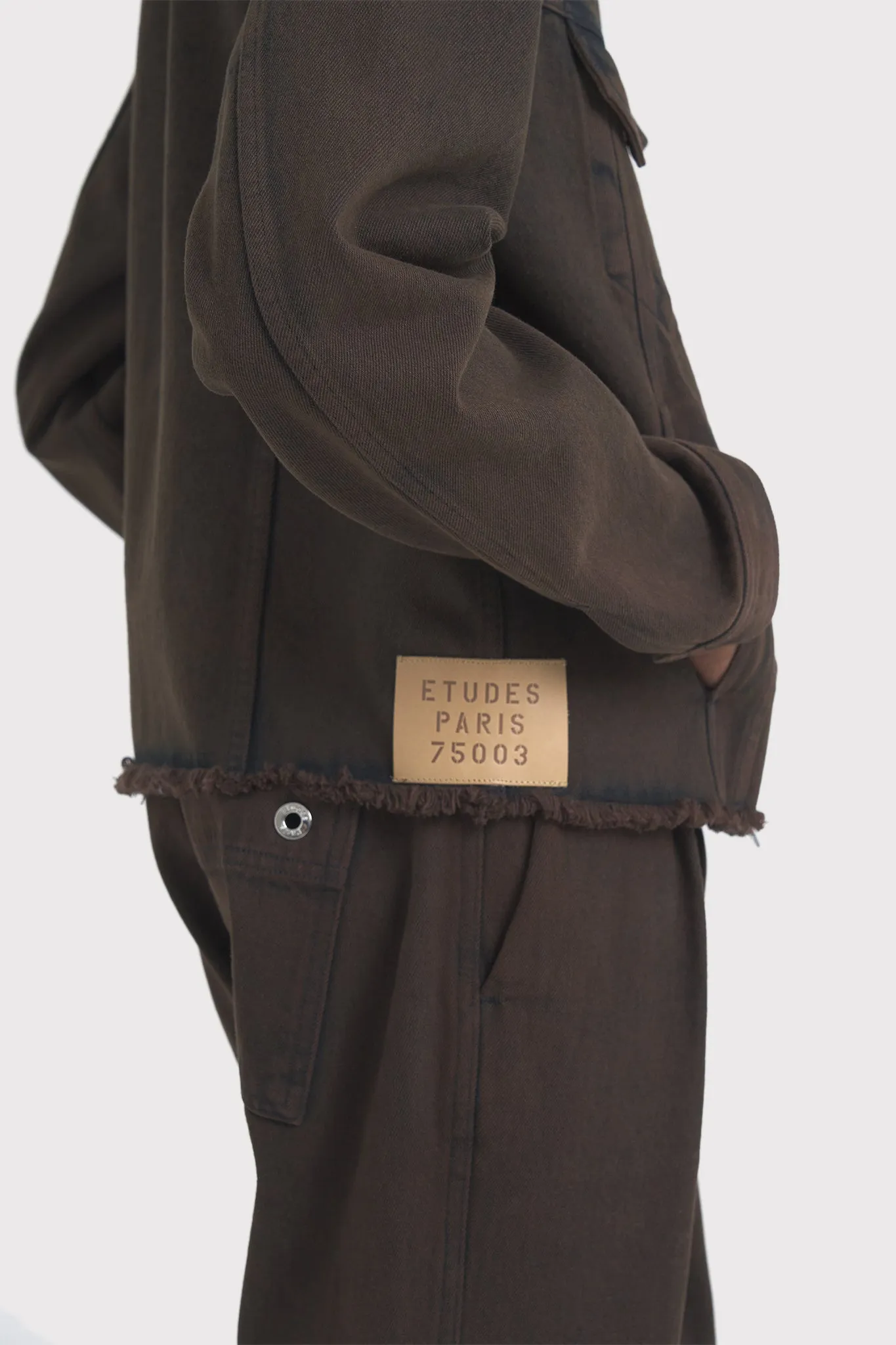 TERRITOIRE DENIM OVERDYED BROWN