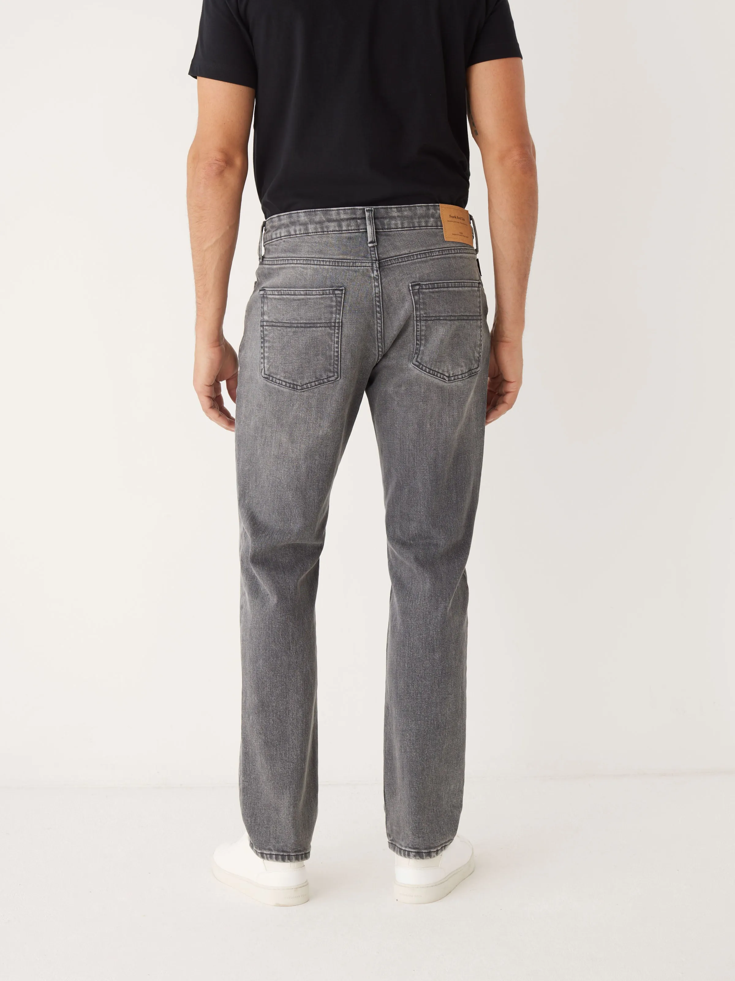 The Adam Slim Jean in Light Grey