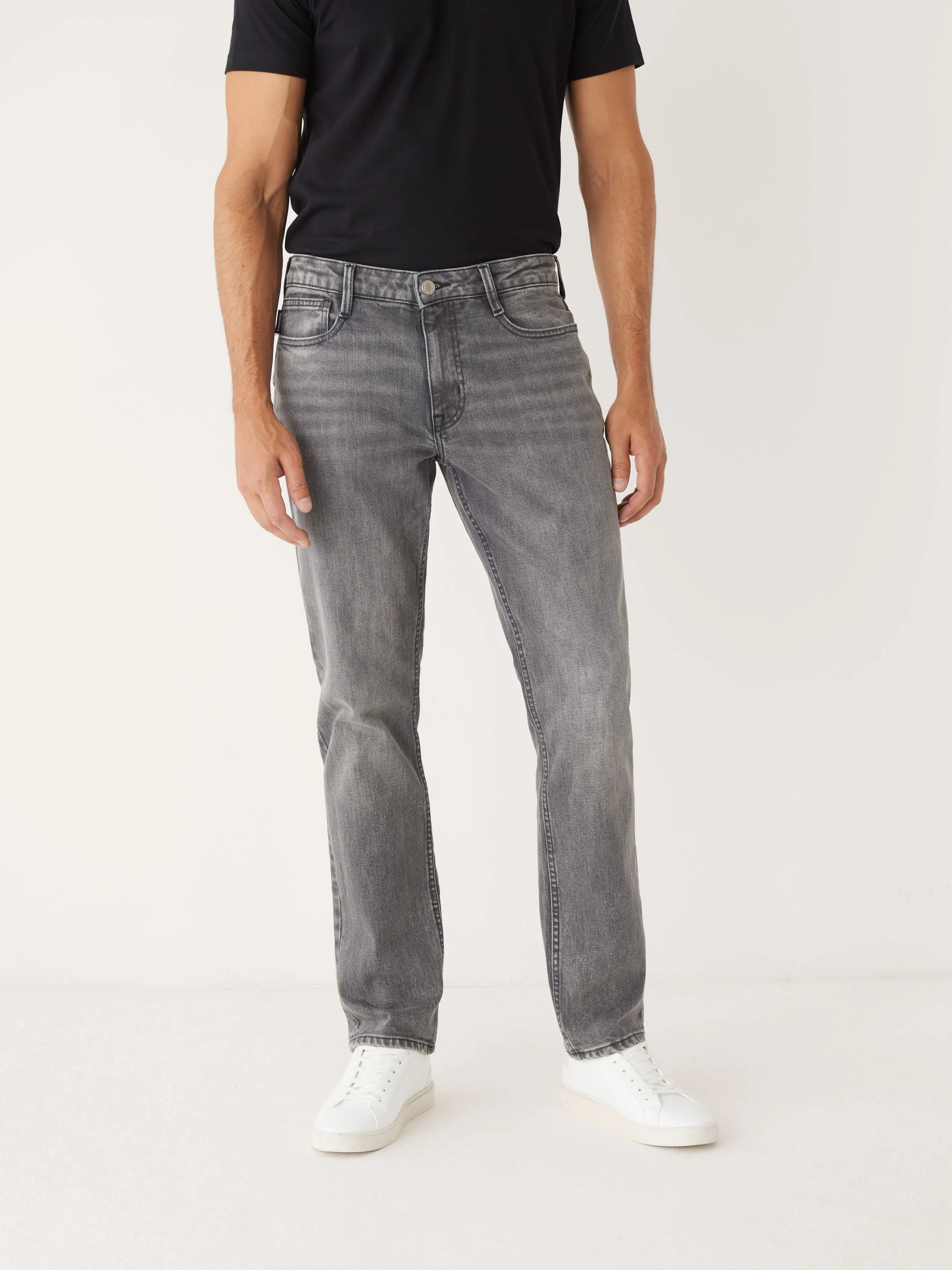 The Adam Slim Jean in Light Grey