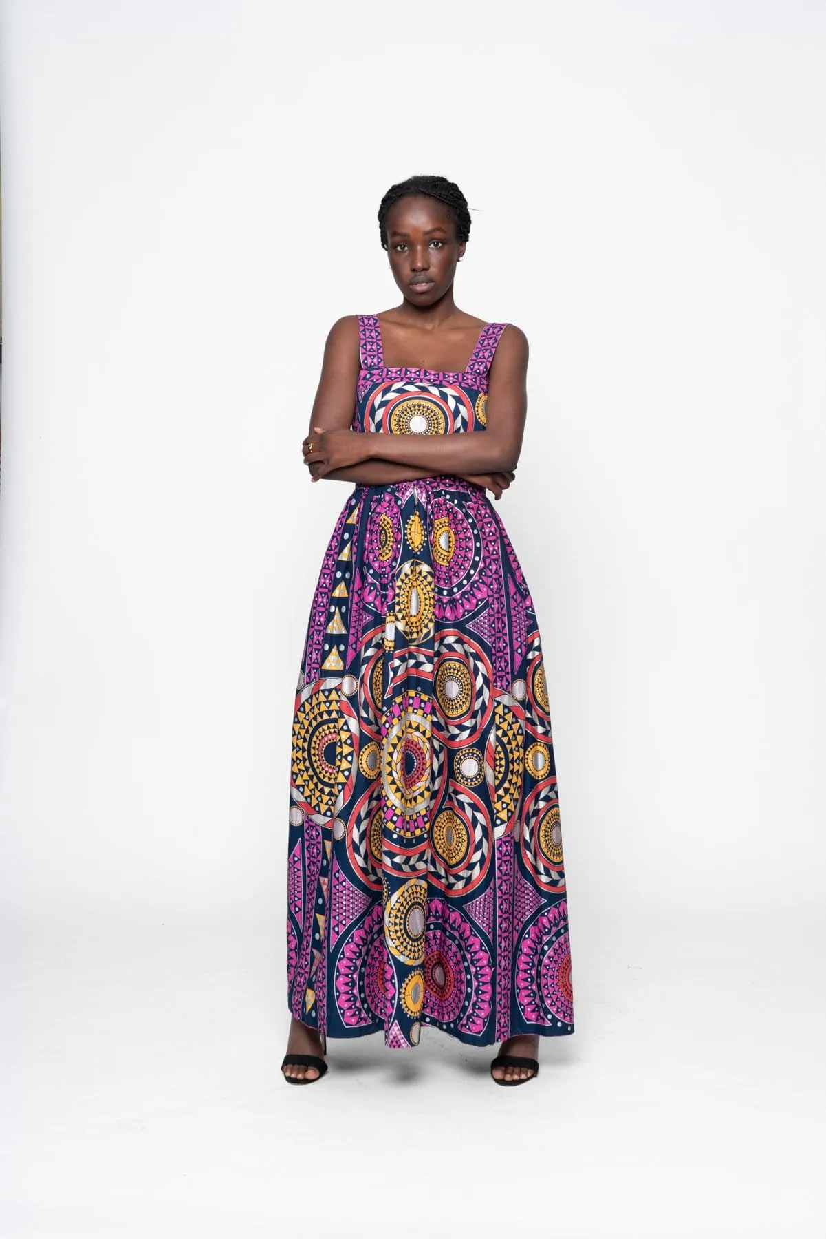 The Circle of Life Maxi Dress with Split