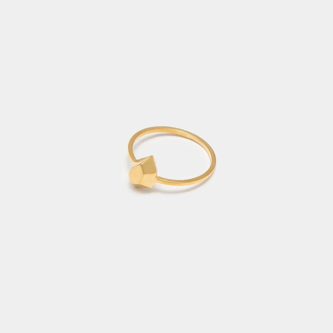 The Desire - ring - sterling silver 925 - gold plated