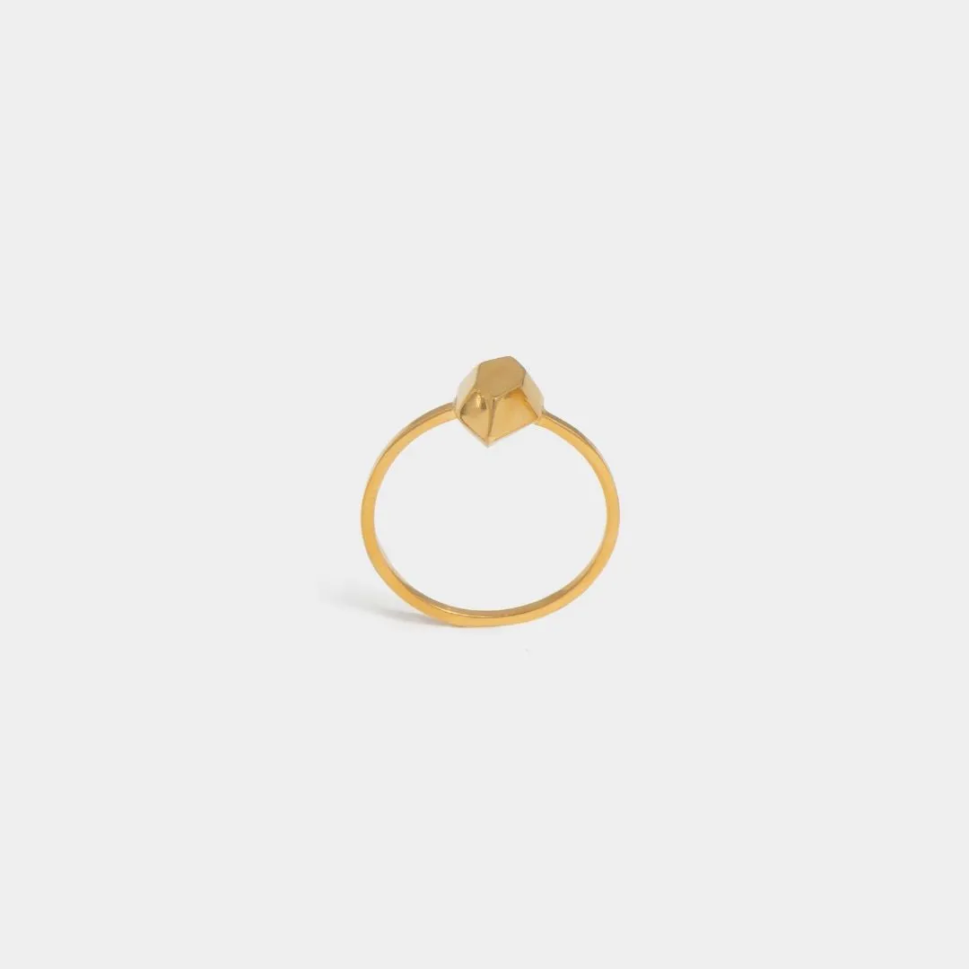 The Desire - ring - sterling silver 925 - gold plated