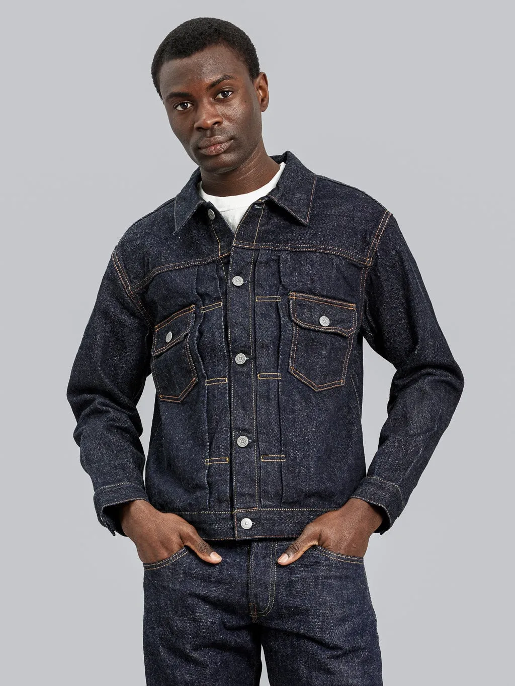 The Flat Head 14.5oz Type II 50's Denim Jacket