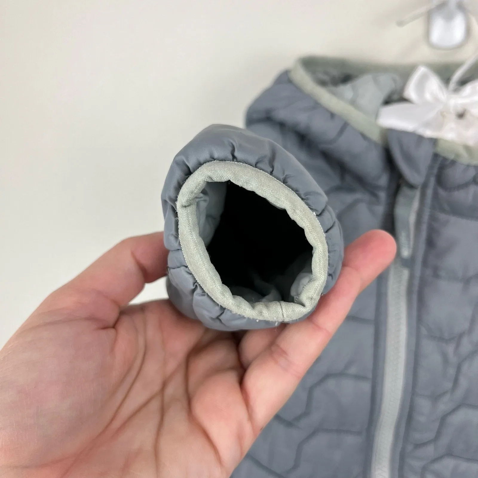 The North Face Baby ThermoBall Hooded Jacket Gray 6-12 Months