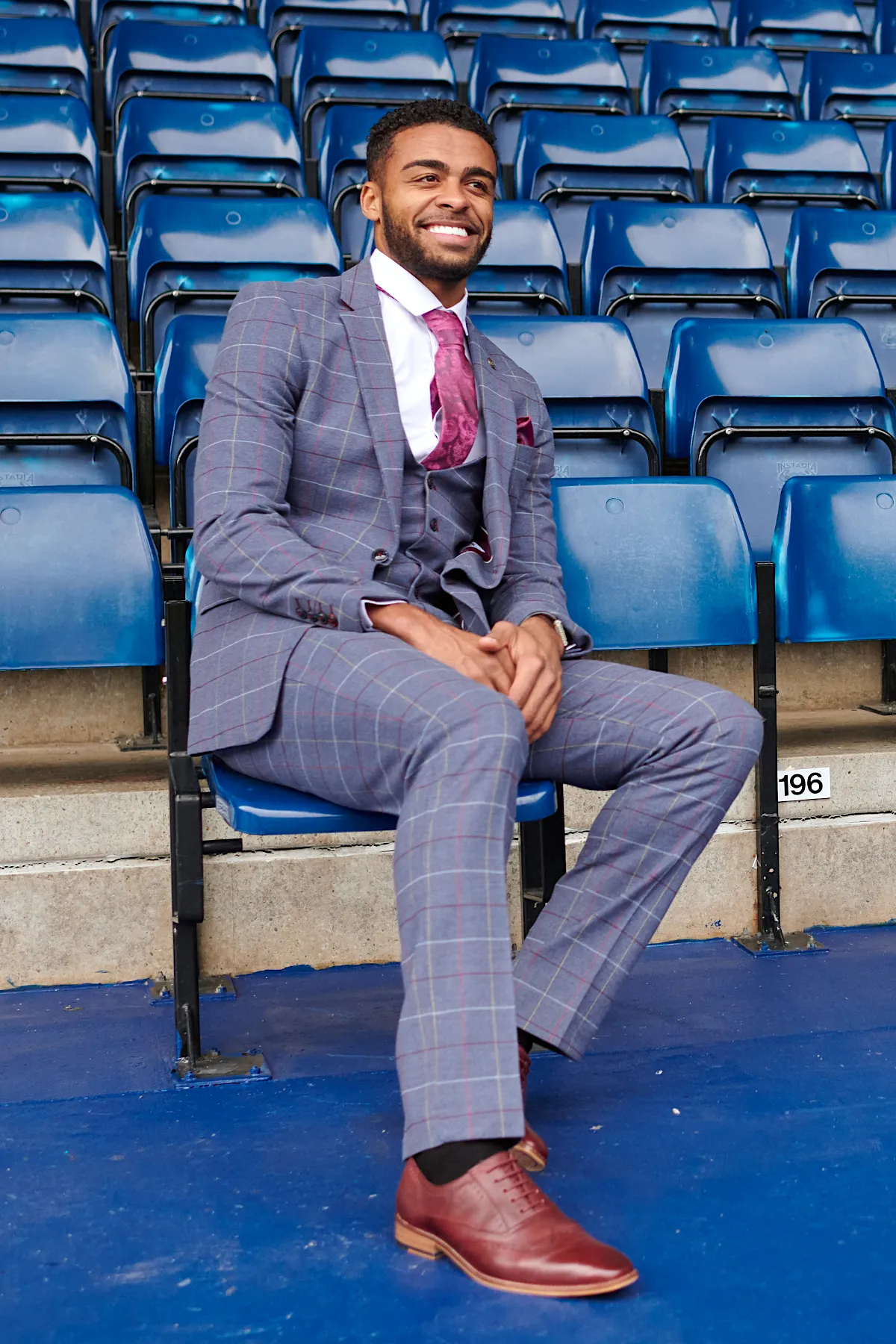 The WBA Collection - Drake Sky Suit As Worn By Darnell Furlong