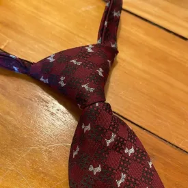 Toddler Boys Maroon Red Necktie