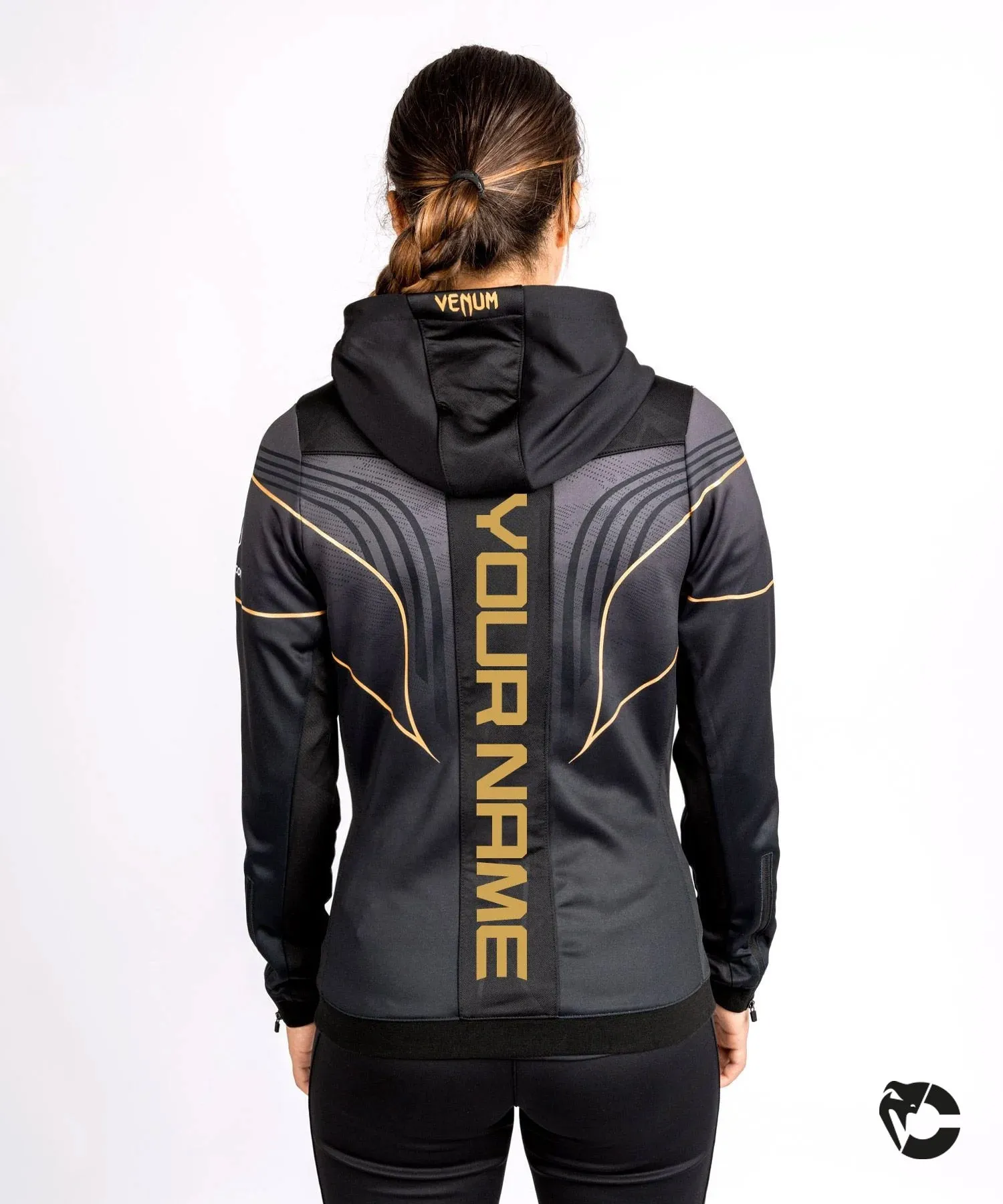 UFC Venum Personalized Authentic Fight Night 2.0 Kit by Venum Women's Walkout Hoodie - Champion