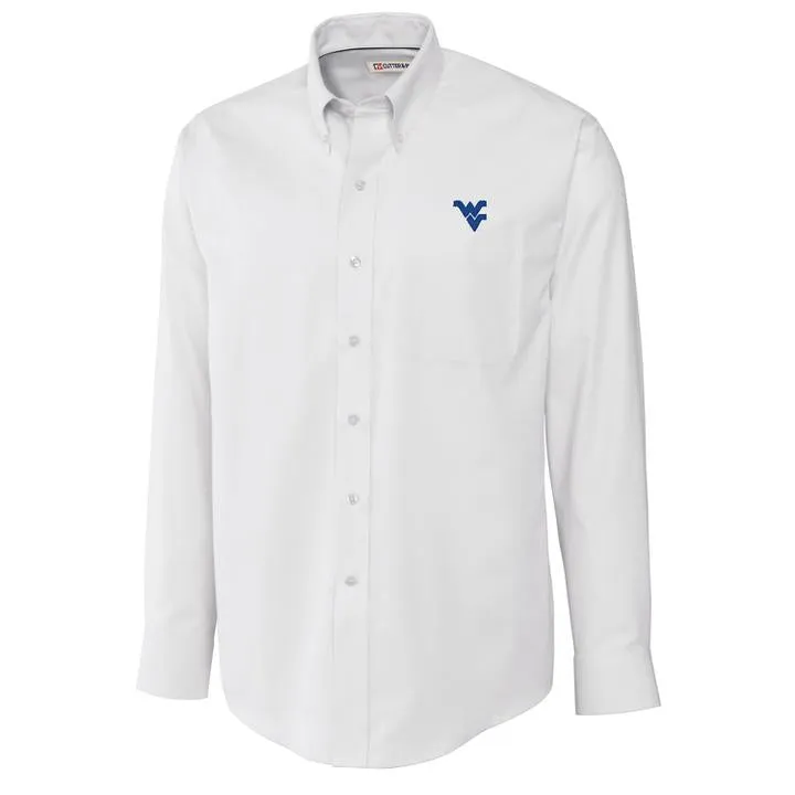 WHITE WVU WOVEN