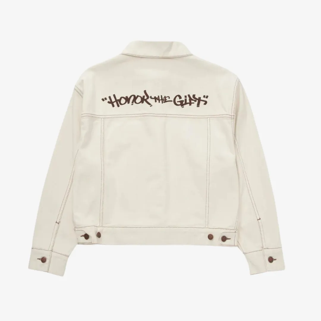 womens honor the gift carpenter jacket (bone)