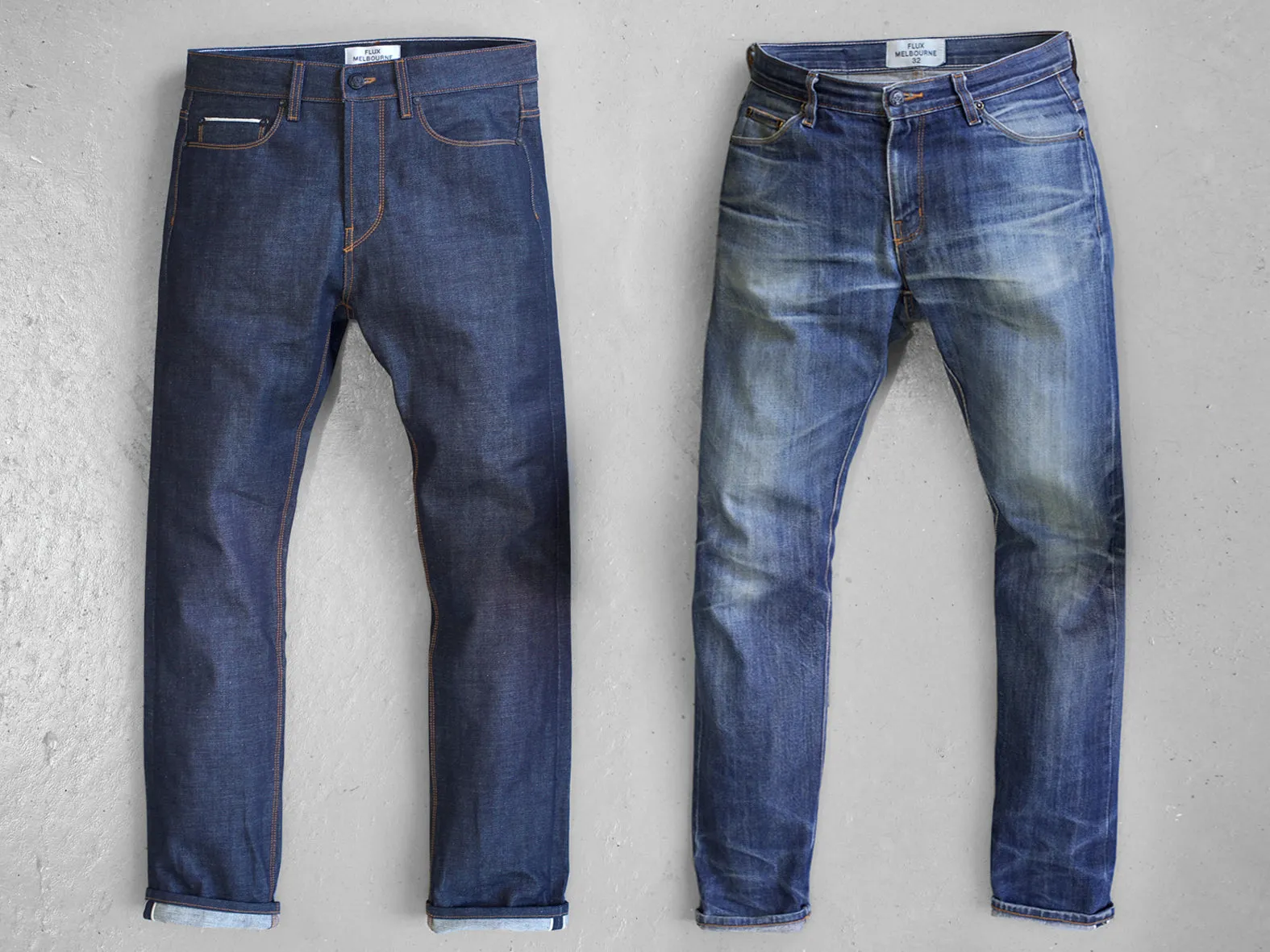 WOODLAND SELVEDGE REG/ SLIM. INDIGO 14oz